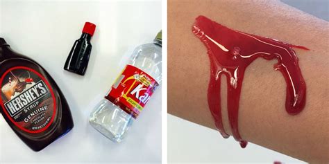 homemade fake blood for clothes|make your own blood.